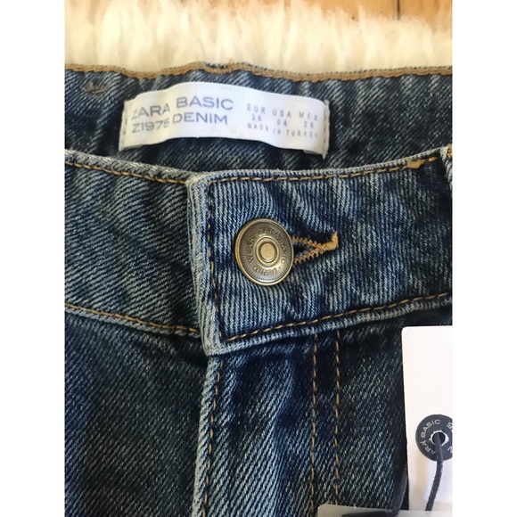 NWT Zara Floral Sequin Beaded Distressed Jeans - Picture 3 of 8